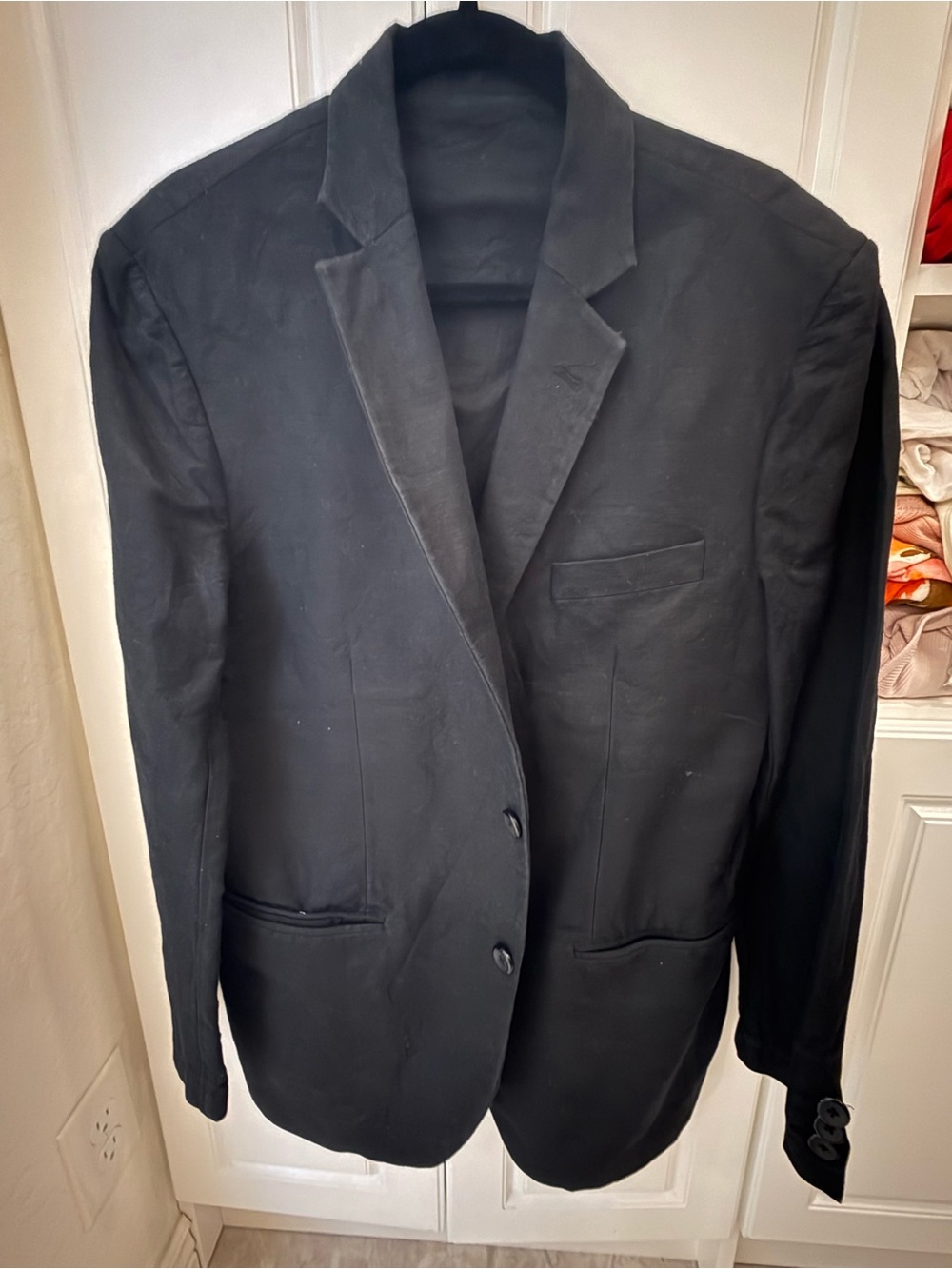 AND Men’s Black Tailored Sport Coat linen